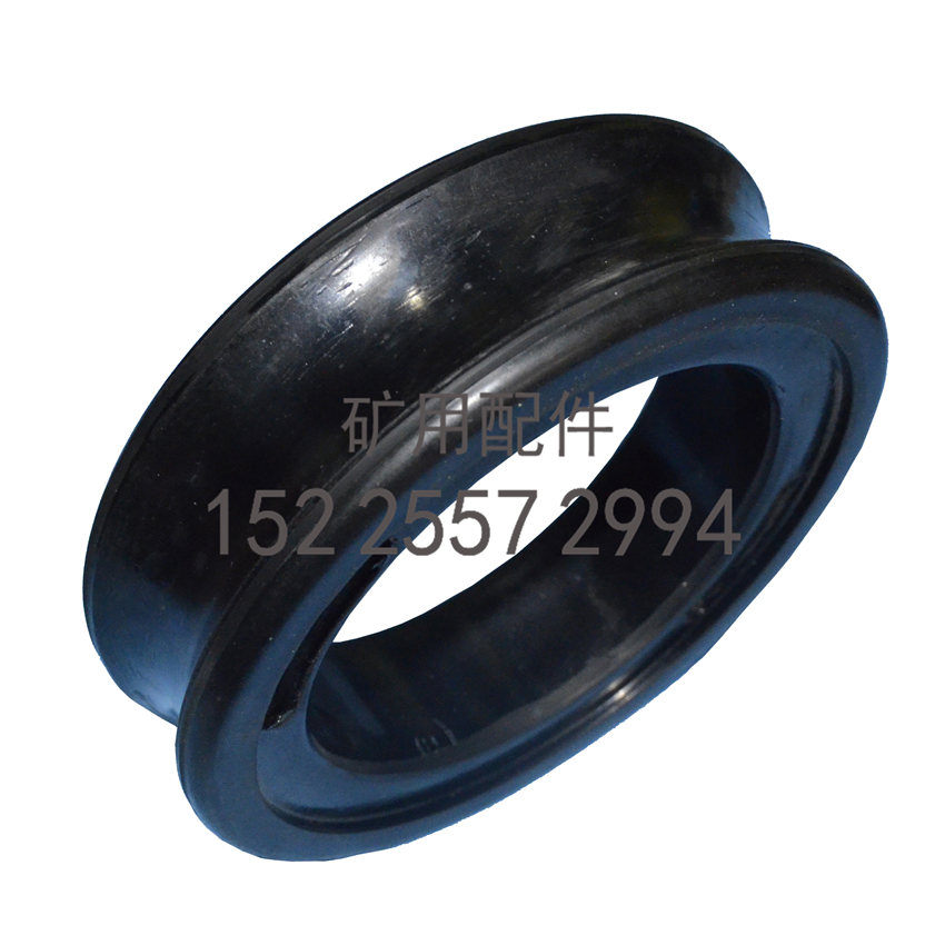 猴車輪襯膠圈猴車鋼絲繩襯聚氨酯膠圈人行車托繩輪輪襯膠圈單托輪雙托輪輪襯膠圈橡膠圈