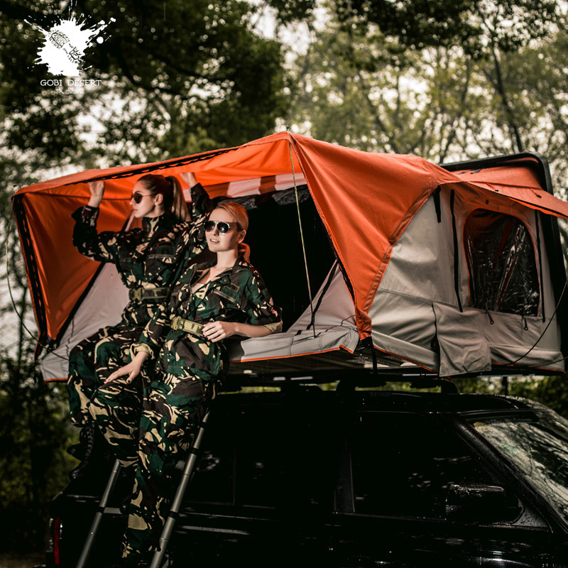 硬殼車頂帳篷 戶外車頂帳篷 全自動(dòng)遙控帳篷 戶外自駕游露營(yíng)帳篷