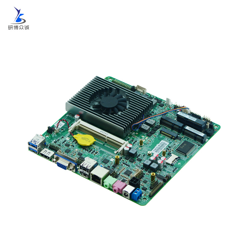 新品 I5 6360U主板 Mini itx集成CPU 支持4K高清 雙核2COM DIY電腦