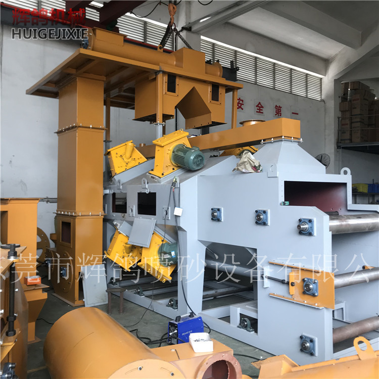 8拋頭雙面拋丸機(jī)鋼板雙面拋丸機(jī) 鋼管雙面拋丸打砂機(jī)  不銹鋼門雙面拋丸機(jī)