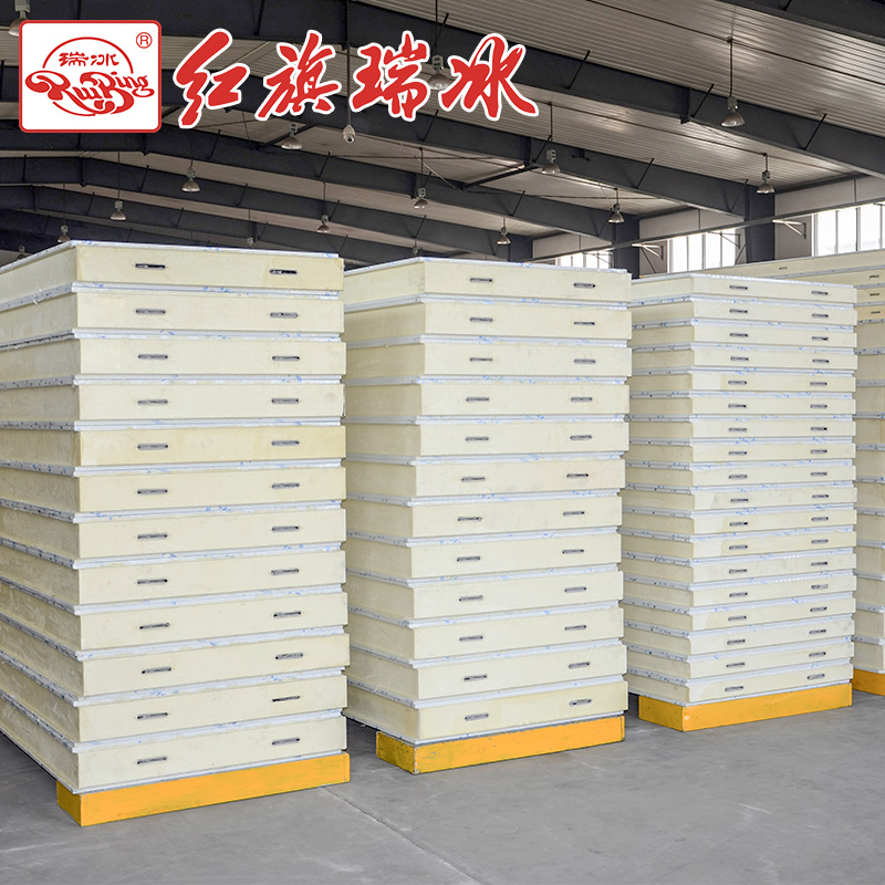 天津紅旗 10公分冷庫板廠家直銷B級(jí)阻燃室內(nèi)拼裝組合聚氨酯冷庫板