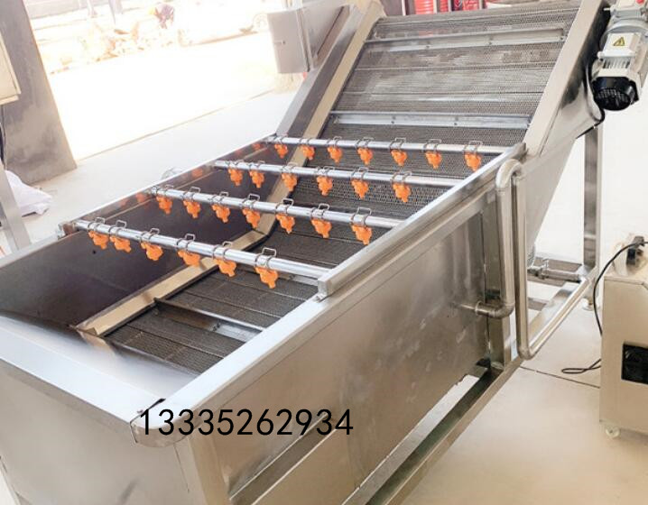 氣泡翻滾清洗機(jī)，紅棗清洗機(jī)，秋葵清洗機(jī)