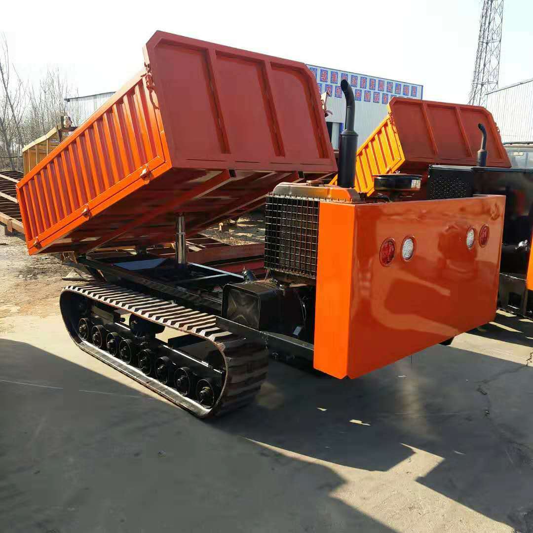 橡膠底盤履帶運輸車