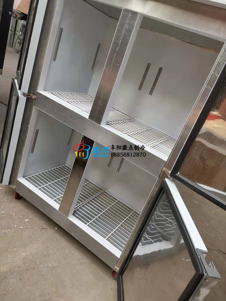 供應(yīng)淮安酒店廚房冷柜 蛋糕房廚房冰箱上冷藏下冷凍冰柜四門