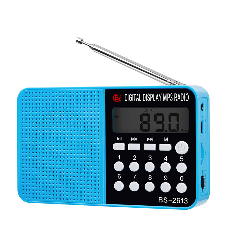 寶升BS-2613戶外可插卡音箱 MP3播放器 fm調(diào)頻多功能收音機