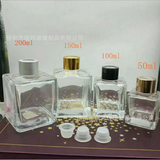 方香薰瓶玻璃精白料50ml100ml150ml200ml無火加厚透明車載香薰瓶