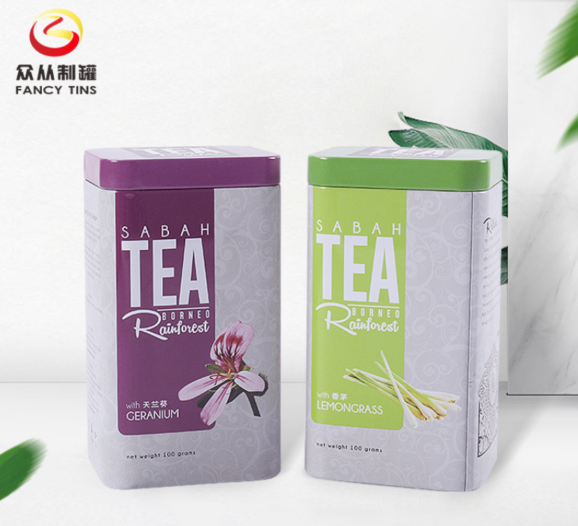 廠家定制 方形馬口鐵盒 茶葉罐 可來圖定制茶葉盒 茶葉罐