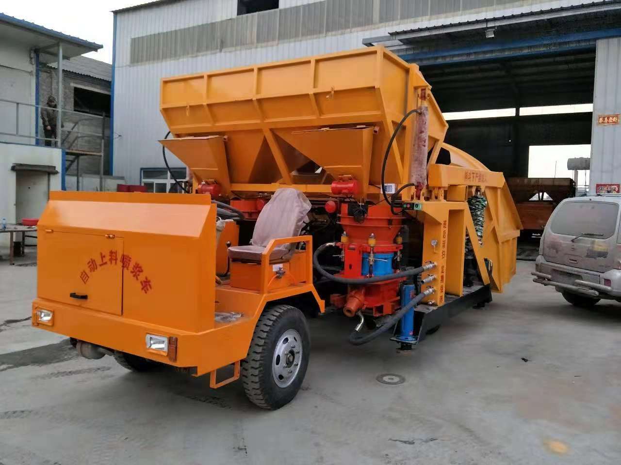建特重工車載式噴漿車動力足噴漿量大噴漿車廠家 直營專車運(yùn)送 車載式噴漿機(jī)