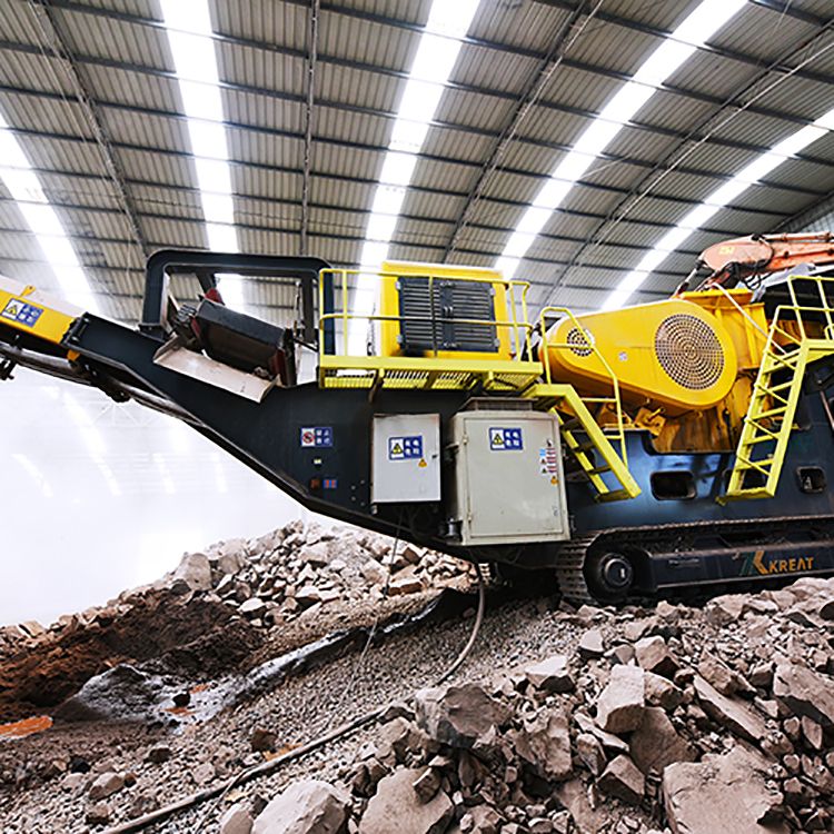 制造圓錐破KI-4800RS移動式建筑垃圾破碎機