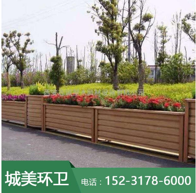陜西防腐木花盆價(jià)格 公園防腐木花箱定做