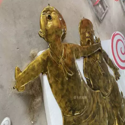 人物浮雕雕塑 肇慶玻璃鋼浮雕牌 仿銅人像玻璃鋼浮雕墻