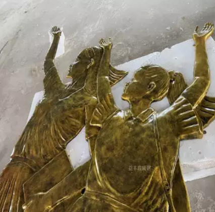 玻璃鋼人像雕塑 校園浮雕雕塑 益豐玻璃鋼人物浮雕雕塑定做