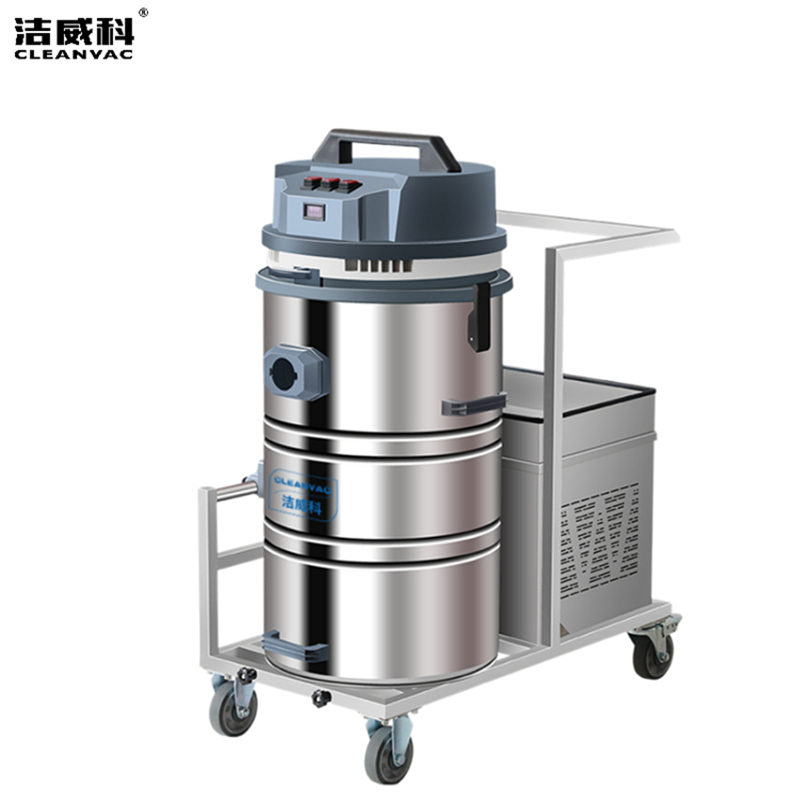 潔威科無(wú)線電瓶推吸式工業(yè)吸塵器 車間吸鐵屑鋁屑顆粒粉塵用吸塵器