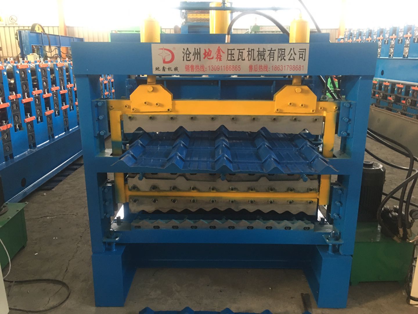 三層壓瓦機(jī) 彩鋼壓瓦機(jī)設(shè)備