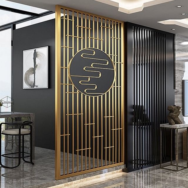 不銹鋼屏風(fēng)_玫瑰金屏風(fēng)_佛山仿古銅屏風(fēng)生產(chǎn)廠家-定制-安裝-佛山市欣鵬裝飾材料 佛山不銹鋼屏風(fēng)