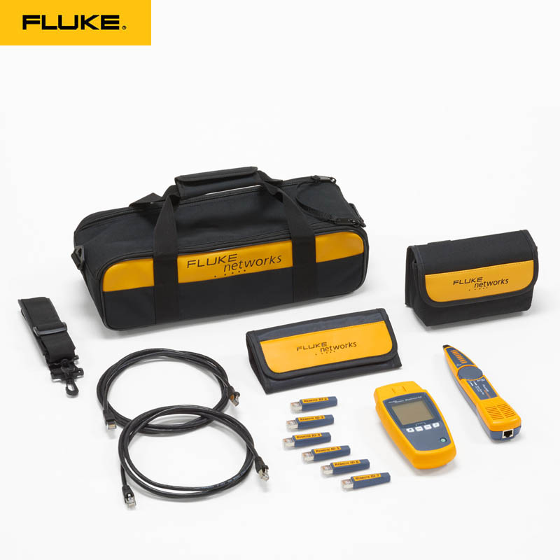 Fluke多功能網線測試儀MS-POE福祿克電纜驗測儀套裝