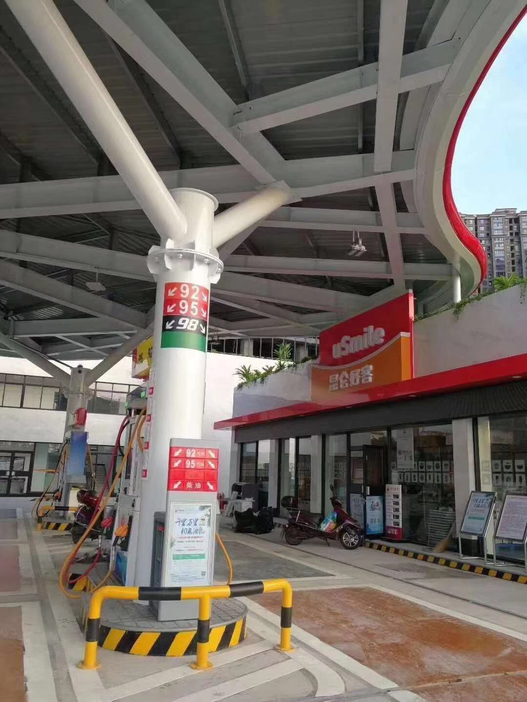 河南加油站主體鋼結構廠家定制