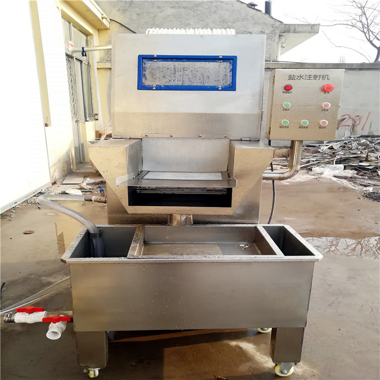 全自動(dòng)48針鹽水注射機(jī)帶骨肉類肉食品淀粉注射機(jī)