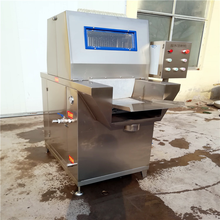 魷魚海產品腌制雞鴨自動鹽水注射機48針牛肉雞肉注射機器