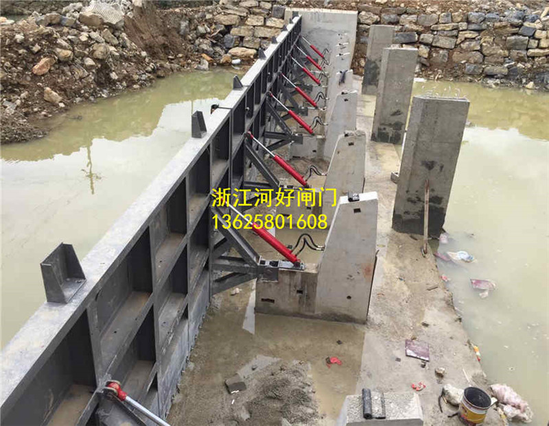 重慶液壓翻板閘門工程、多少錢、公司、廠家【浙江河好閘門科技有限公司】