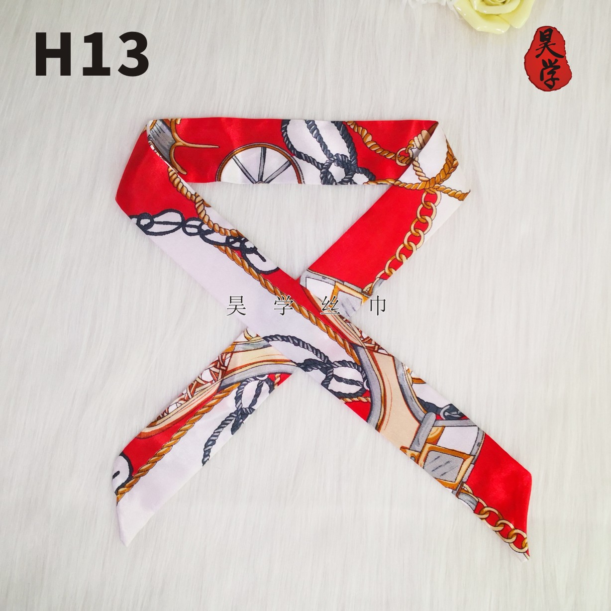 箱包裝飾絲巾現(xiàn)貨供應(yīng) 綁包小長(zhǎng)條飄帶廠家直銷 綁包絲巾批發(fā)