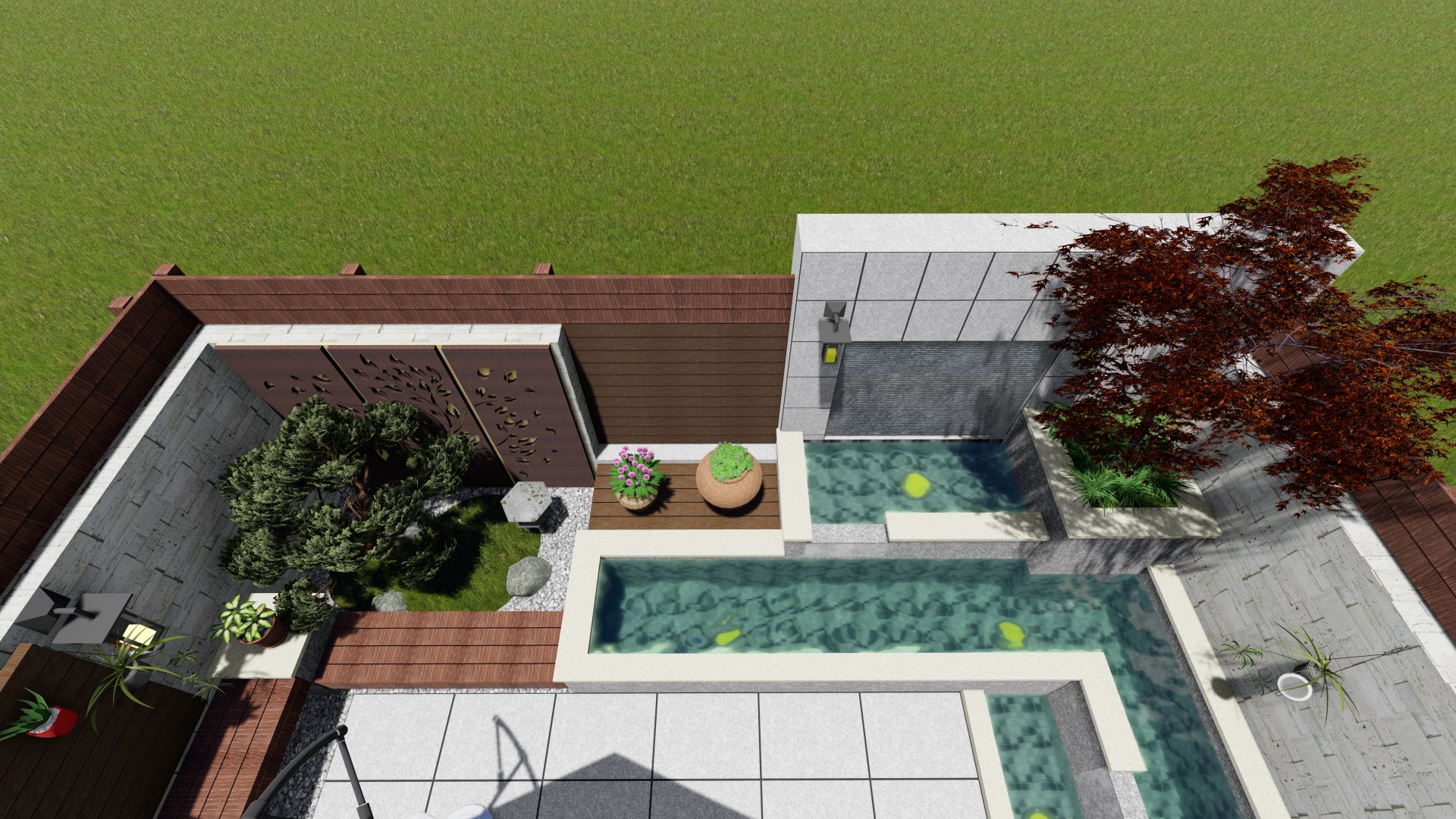 私家園林景觀設(shè)計(jì)施工團(tuán)隊(duì) 屋頂露臺(tái)花園設(shè)計(jì) 風(fēng)格獨(dú)特