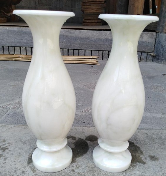 漢白玉石材 漢白玉瓶擺件 商家銷售