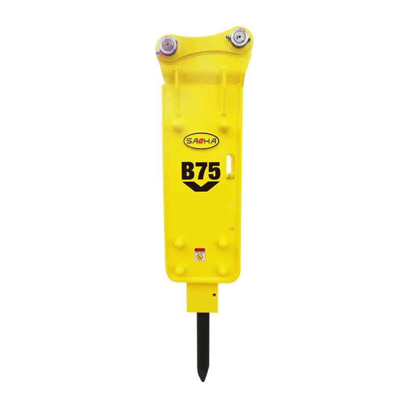 B75V三角型液壓破碎錘搞頭炮頭 挖掘機配件 釬桿直徑75mm 一統(tǒng)山河（SANHA）