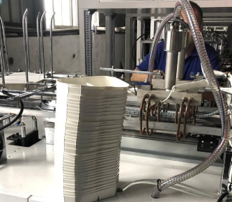 全自動(dòng)雙格紙餐盒機(jī) 雙格紙餐盒機(jī)