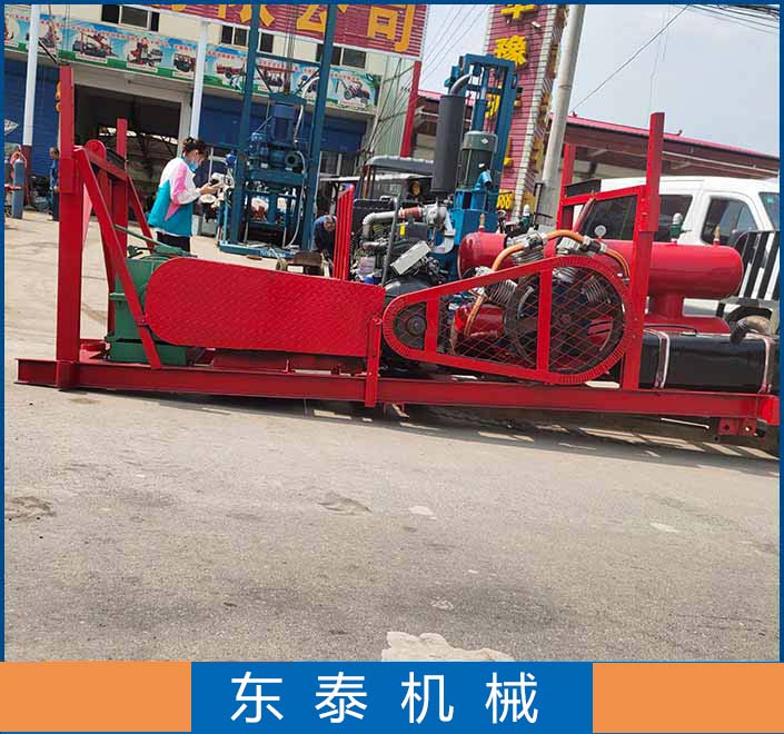 東泰柴油機(jī)帶3立方空壓洗井機(jī) 洗100米深空壓洗井機(jī) 洗井機(jī)價(jià)位