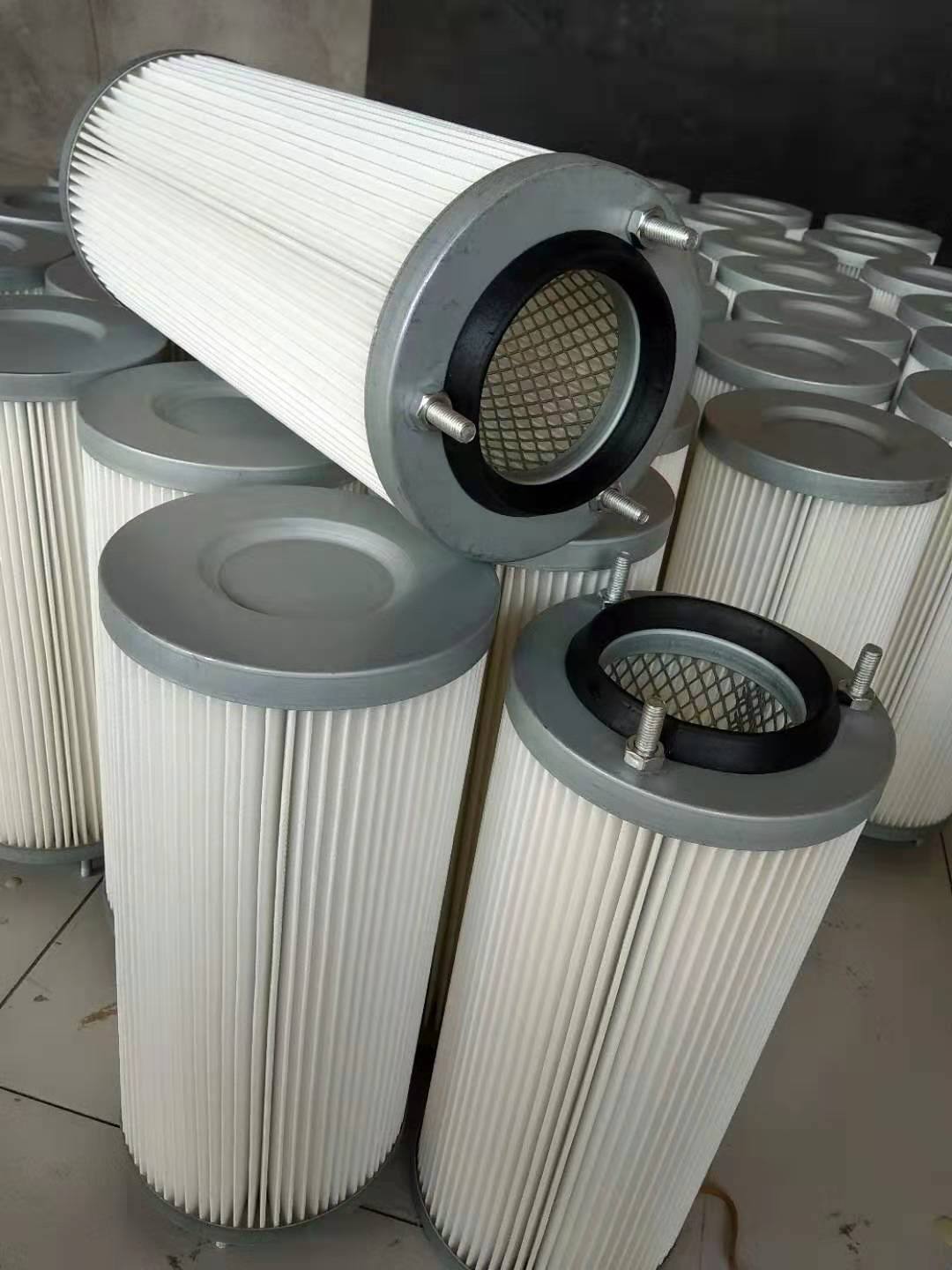 廠家生產(chǎn)大流量除塵濾筒  聚酯纖維濾芯