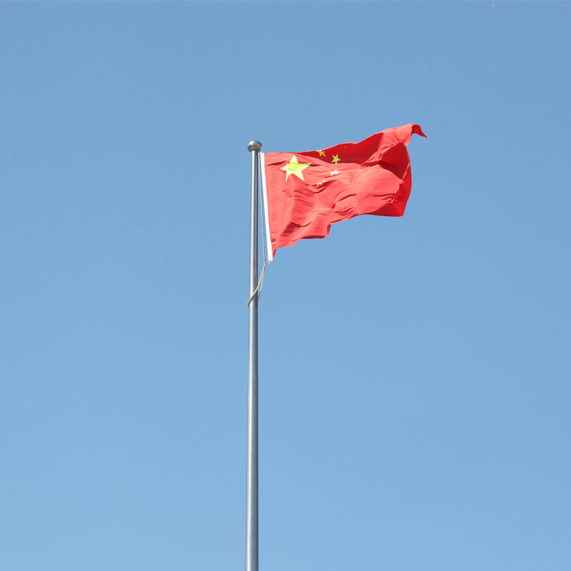 手動(dòng)電動(dòng)不銹鋼錐形一體旗桿