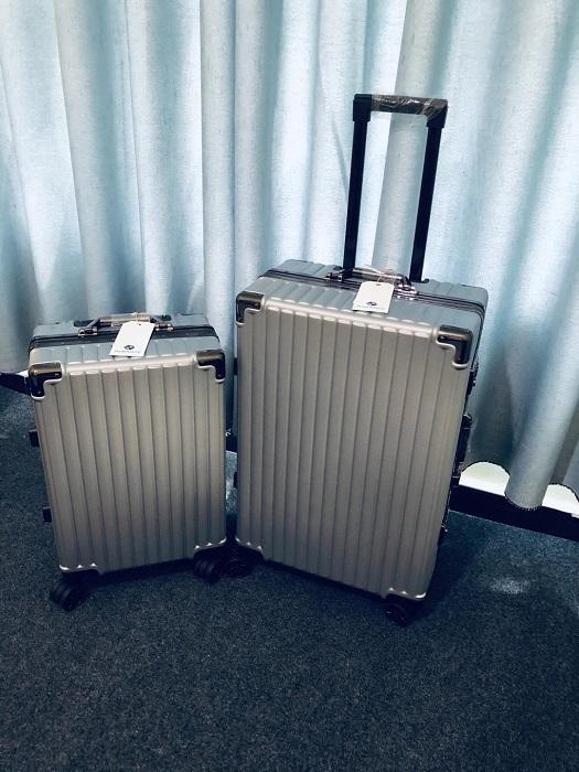 拉桿箱金屬旅行箱萬向輪商務登機箱20寸航空拉桿箱