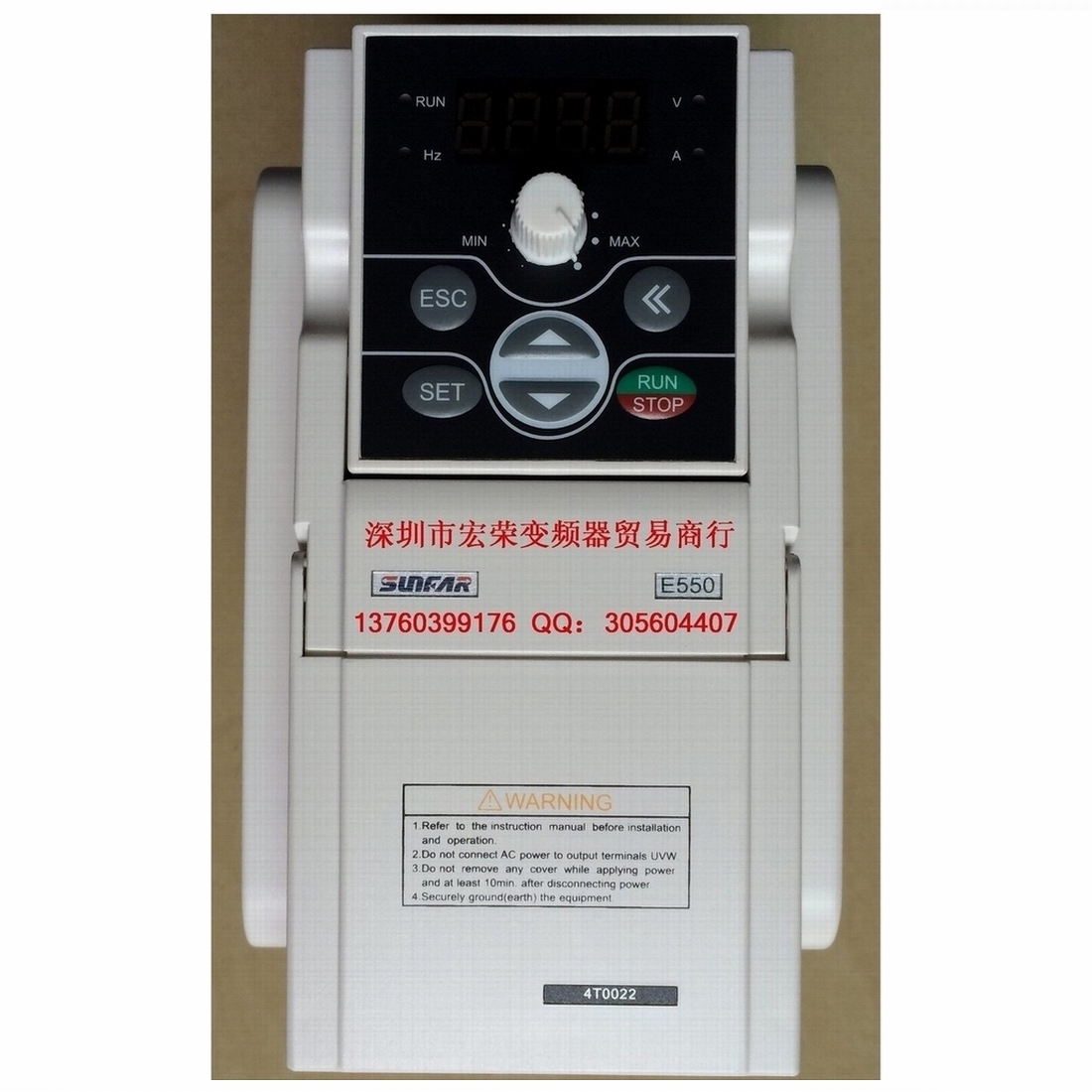 切袋機用SUNFAR變頻器E550-4T0022維修銷售