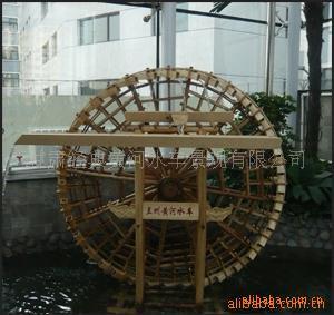 公園碳化木水車輪價格   公園碳化木水車輪廠家