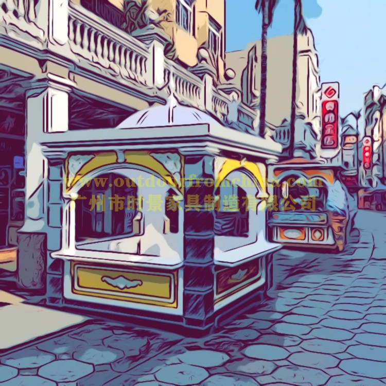 主題兒童樂(lè)園售貨亭 移動(dòng)商場(chǎng)花車(chē) 攤車(chē) 木制售賣(mài)車(chē)