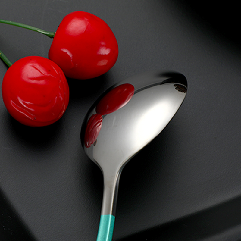 304不銹鋼便攜餐具學(xué)生餐具辦公禮品旅行餐盒三件叉勺筷套裝小麥