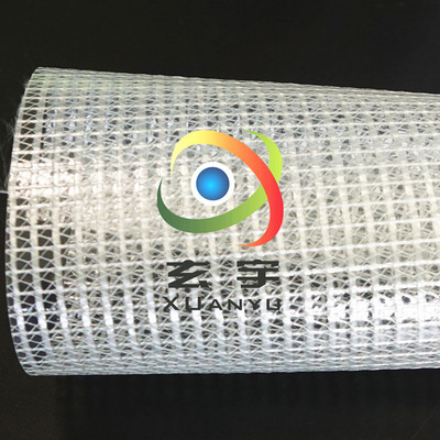 浙江供應(yīng)1000*1000/6*6的PVC透明夾網(wǎng)布、箱包面料 透明布，夾網(wǎng)布  玄宇布業(yè)