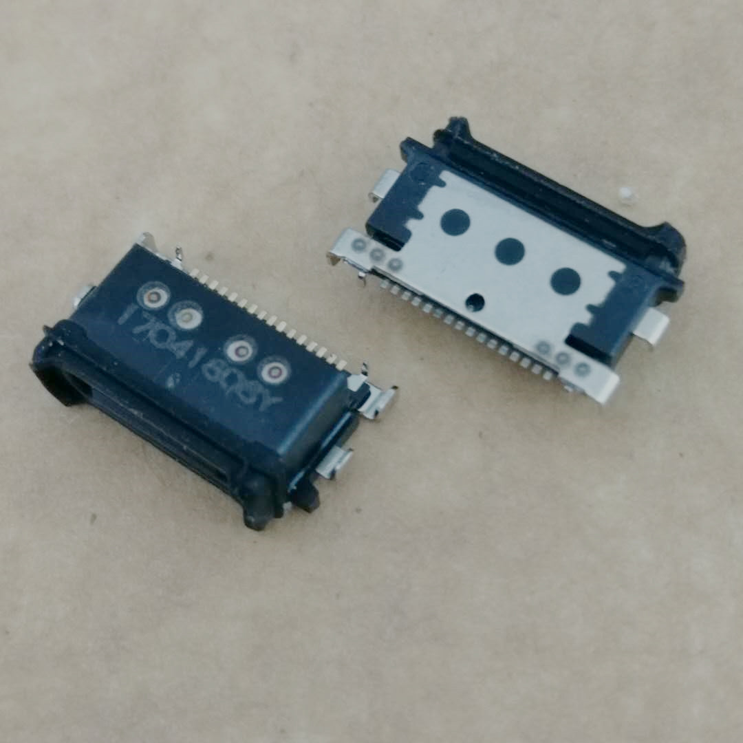 Mate9防水插座TYPE-C防水母座16P單排SMT沉板3.6防水IP67