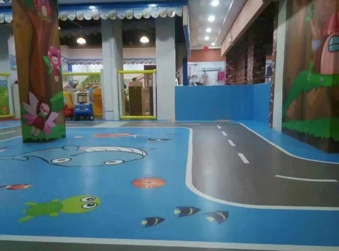 PVC卡通地板|幼兒園地膠|PVC功能地膠等