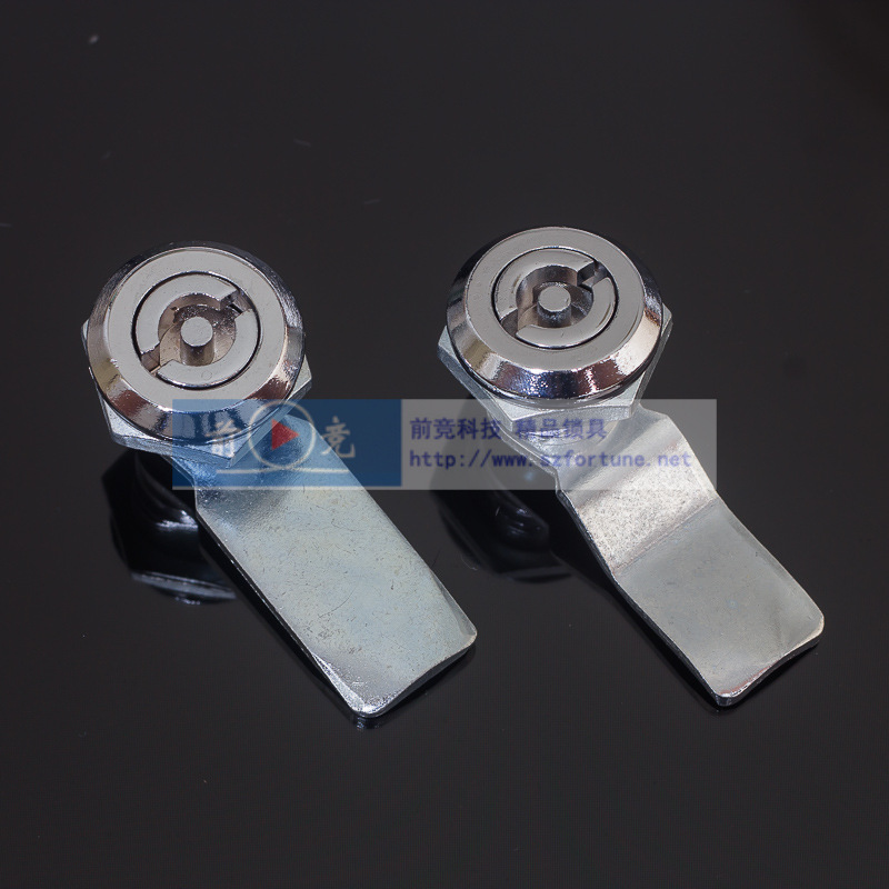MS705一字轉舌鎖鋅合金圓柱鎖 配電箱鎖 LED架鎖