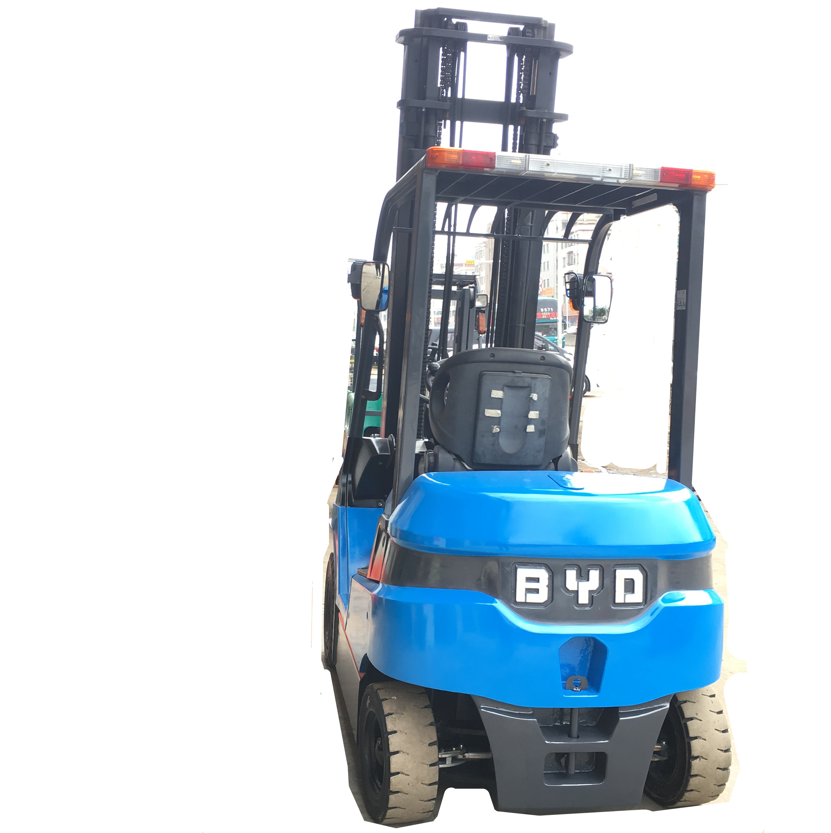 二手 2.5噸比亞迪叉車兩節(jié)升高4.5米
