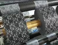 無紡布印花 黑色蕾絲水刺無紡布 口罩布料