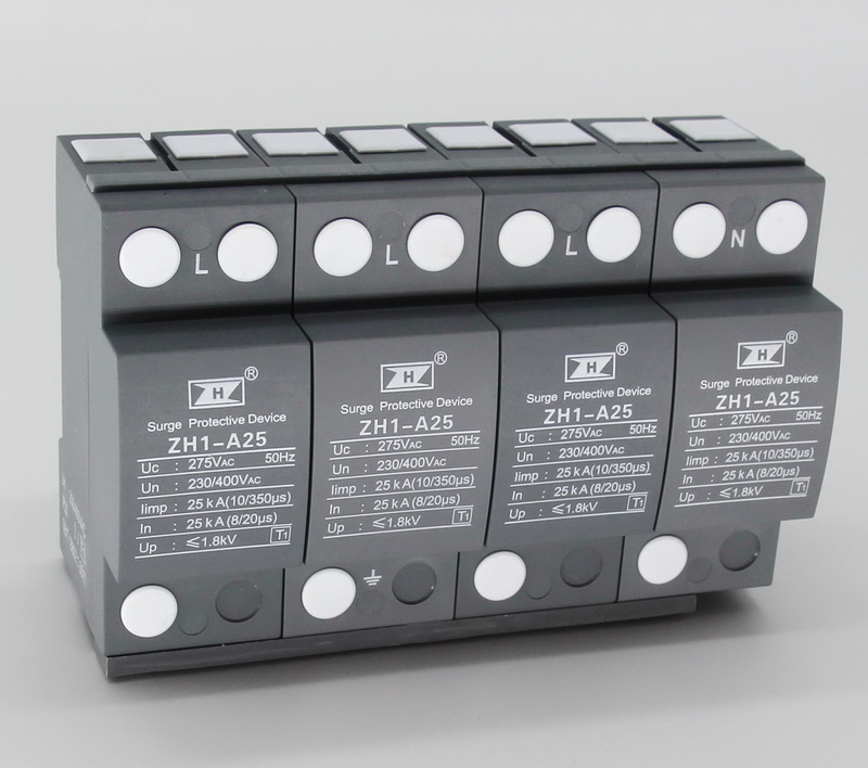 供應(yīng)ZH1-A25/4-275浪涌保護器 T1級浪涌保護器Iimp25KA 10/350測試波形
