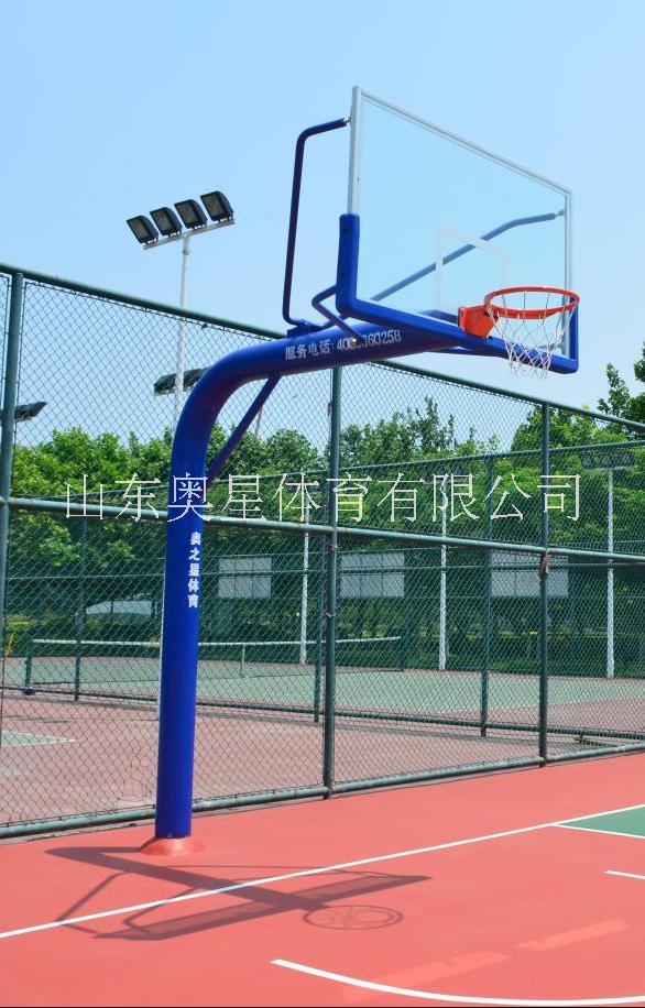 濟(jì)寧地埋式圓管籃球架