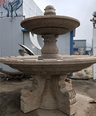 噴泉 三層跌水噴泉 黃銹石噴泉 黃金麻兩層跌水流水噴泉