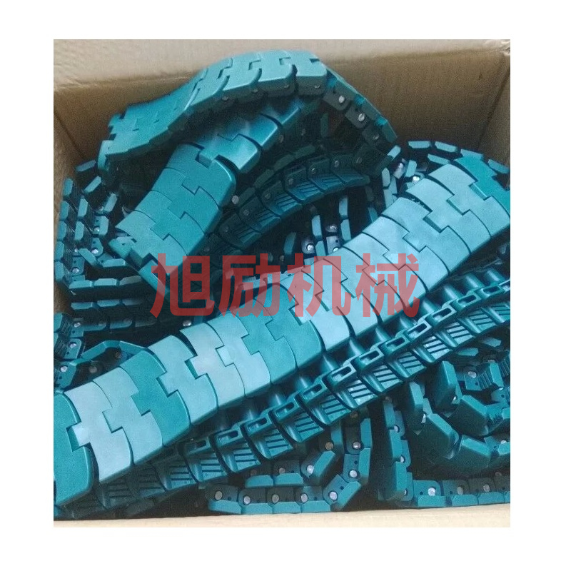 旭勵(lì)1060轉(zhuǎn)彎塑料鏈板節(jié)距25.4側(cè)彎輸送鏈