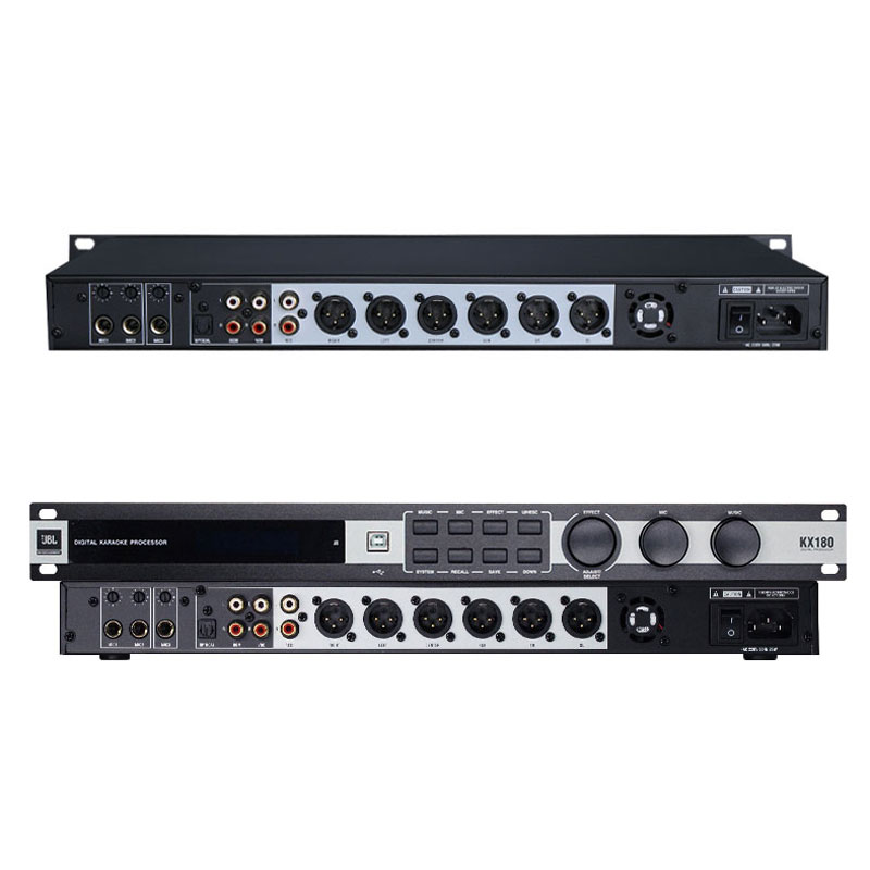 JBL KX180 卡拉OK前級(jí)效果器 KTV數(shù)字效果器 卡拉OK數(shù)字處理器 KTV話筒防嘯叫音頻處理器