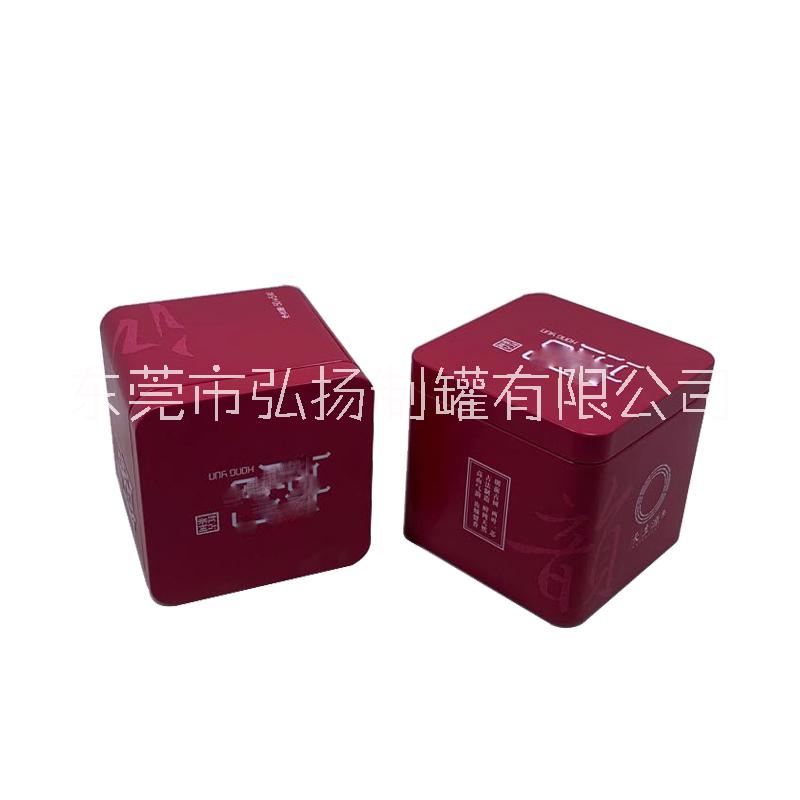 雙層蓋茶葉方罐廣東專業(yè)鐵盒鐵罐定制工廠馬口鐵方罐方盒定制廠價金屬包裝盒工廠報價
