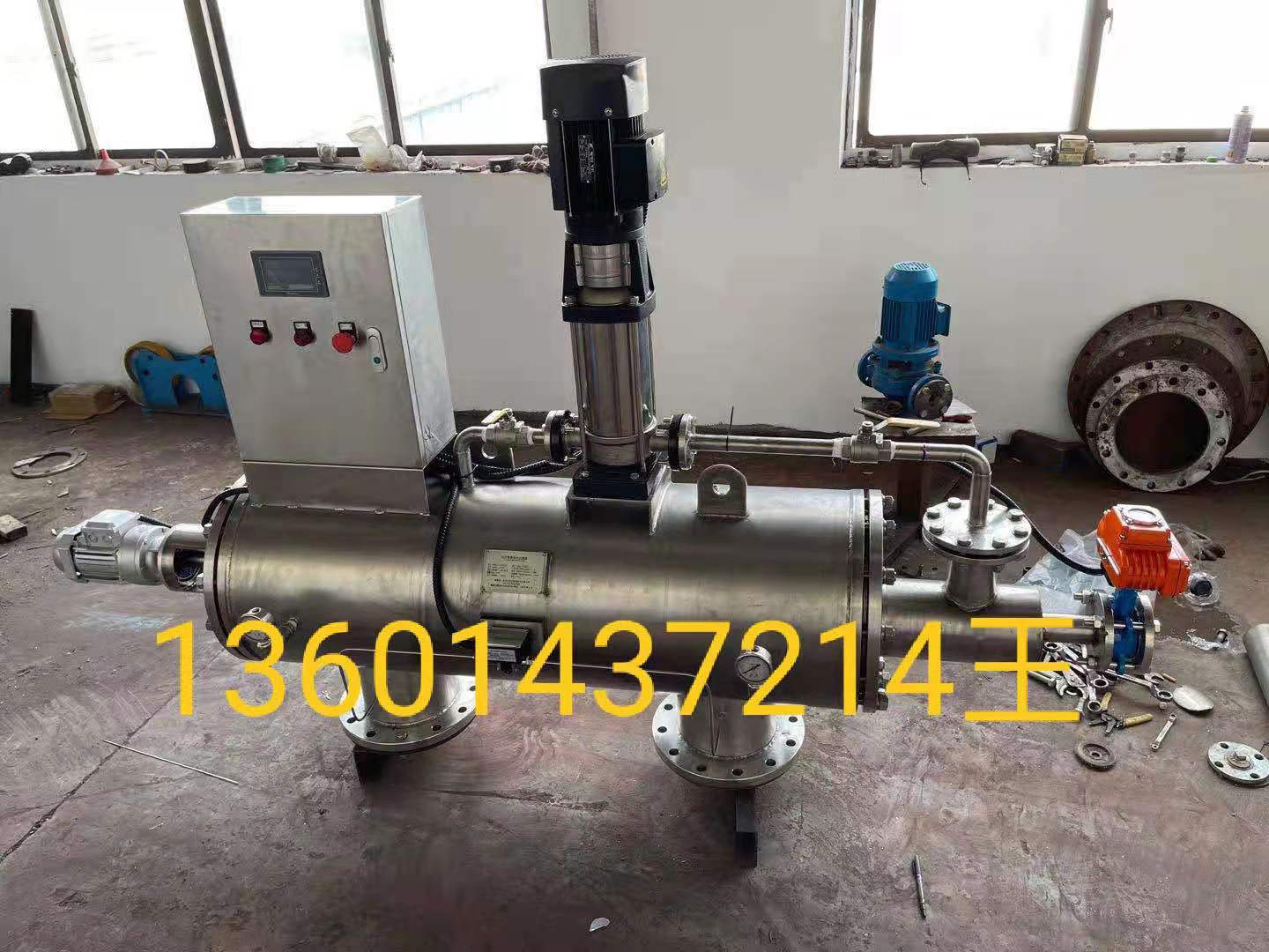 高壓反洗吸吮式全自動清洗排污過濾